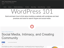 Tablet Screenshot of omcsocial.com